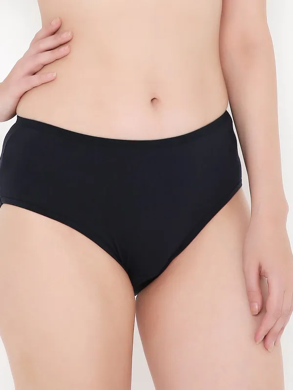 Black_Mid_Rise_Soft_Cotton_Hipster_Panty_For_Women