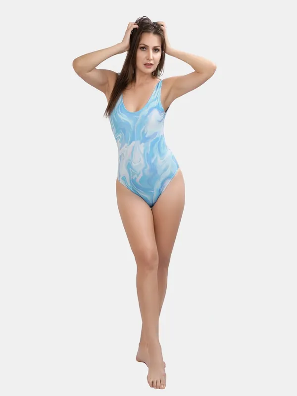 Blue_Marble_One_Piece_Swimsuit_With_Deep_Back_And_Removable_Cups_For_Women