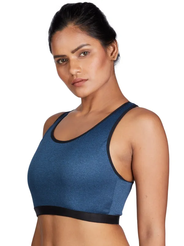 Blue_Nylon_Sports_Bra_For_Women