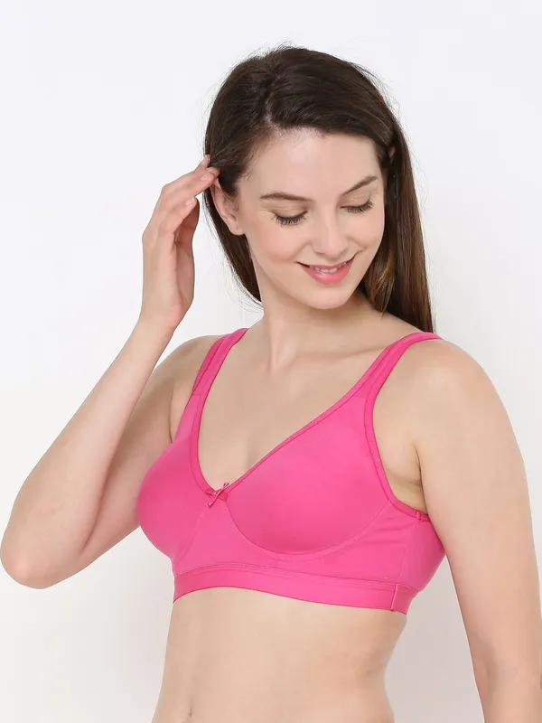 Pink_Comfort_Plus_Full_Coverage_Slip-On_Bra,_Wire-Free_&_Non-Padded_For_Women