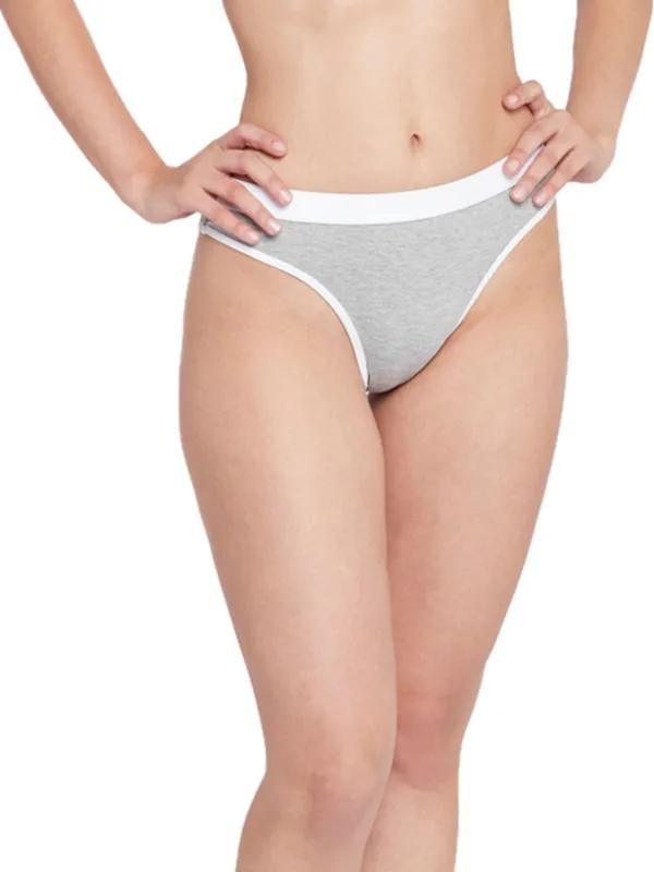 Grey_&_White_Mid_Rise_Soft_Cotton_Bikini_Panty_For_Women