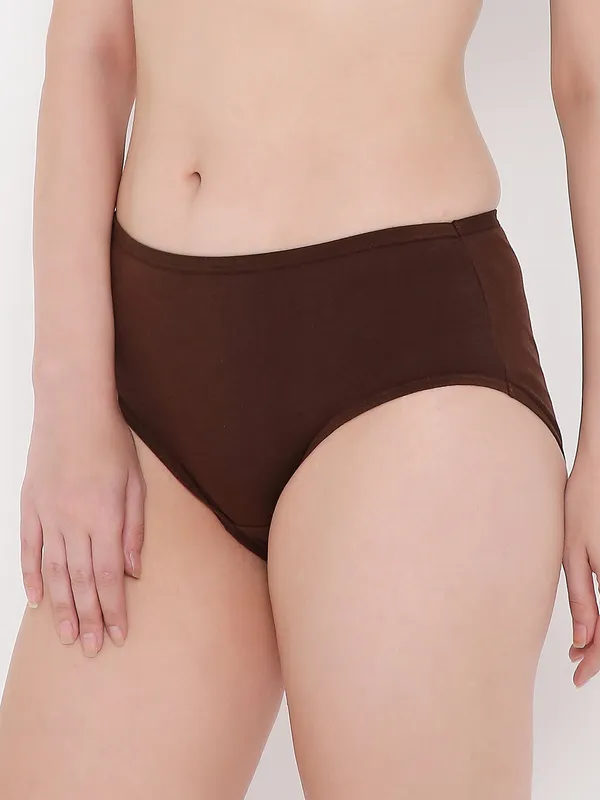 Brown_Mid_Rise_Soft_Cotton_Hipster_Panty_For_Women