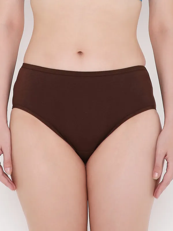 Brown_Mid_Rise_Soft_Cotton_Hipster_Panty_For_Women