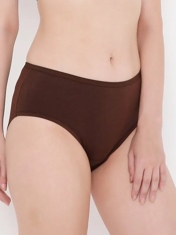 Brown_Mid_Rise_Soft_Cotton_Hipster_Panty_For_Women