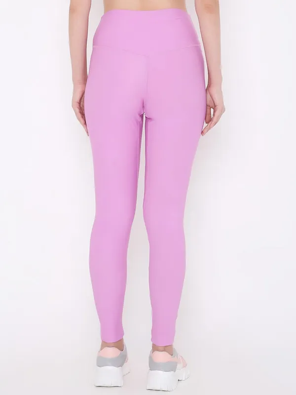 Pink_Ankle_Length_Solid_Sports_Leggings_For_Women