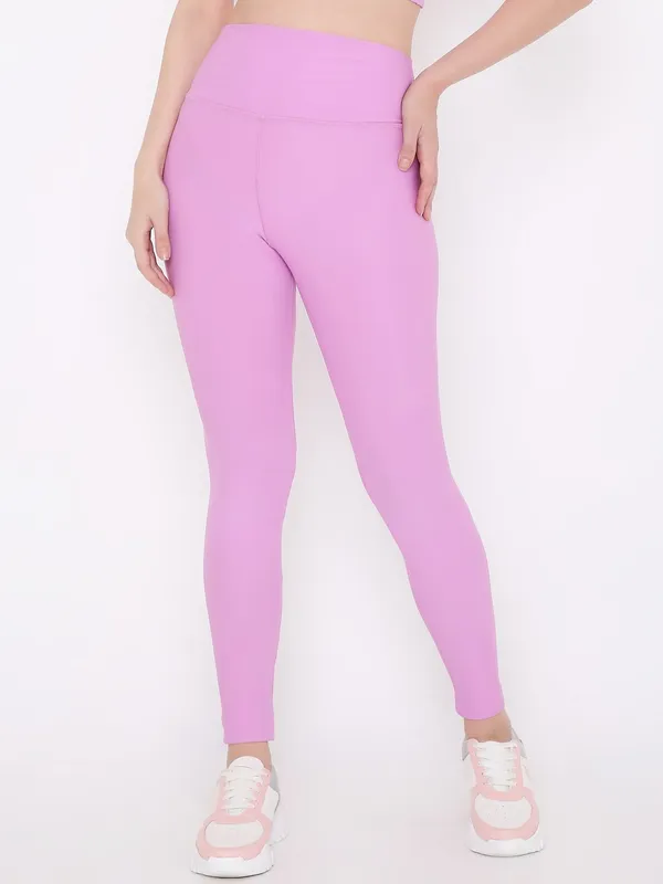 Pink_Ankle_Length_Solid_Sports_Leggings_For_Women
