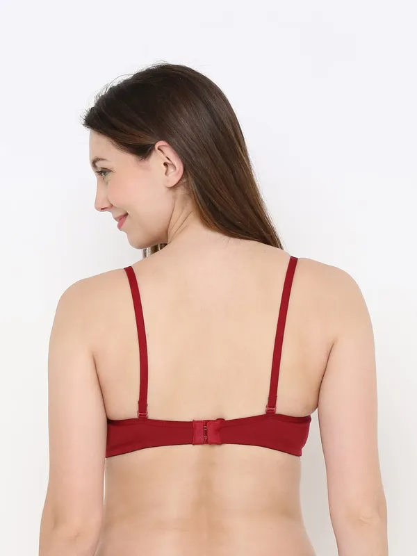 Maroon_Full_Support_Cotton_Bra_|_Non-Padded,_Non-Wired_&_Full_Coverage_With_Seamless_Cup_For_Women