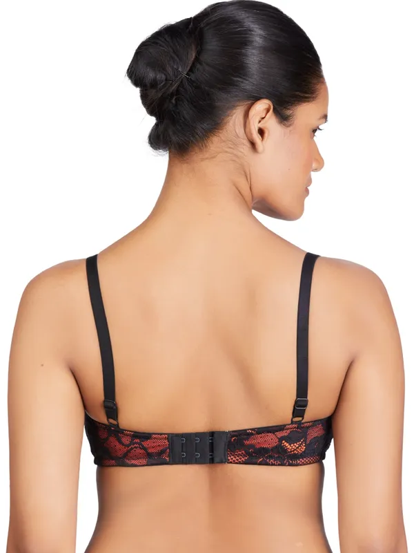 Orange_&_Black_Underwired_&_Heavily_Padded_With_Medium_Coverage_Push-Up_Bra_For_Women