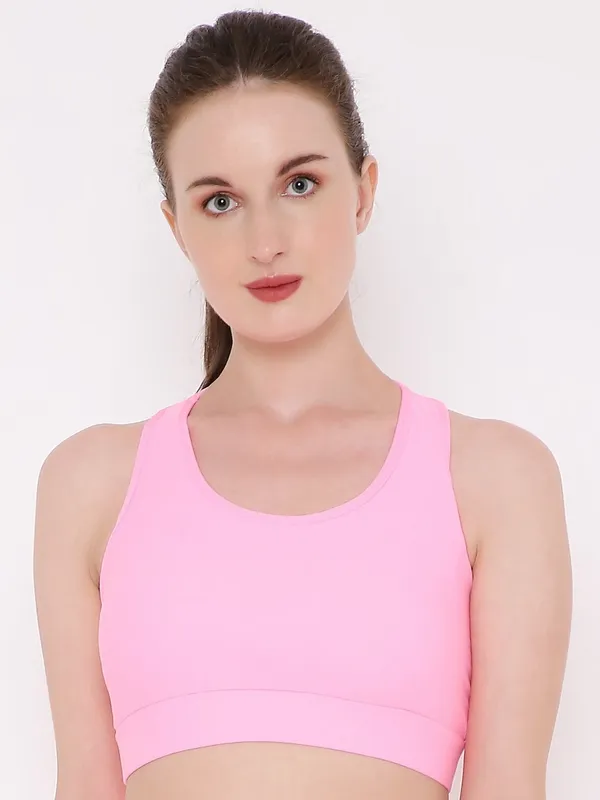 Pink_Removable_Padding_With_Rapid-Dry_Technology_Sports_Bra_For_Women