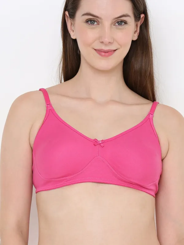 Pink_Full_Support_Cotton_Bra_|_Non-Padded,_Non-Wired_&_Full_Coverage_With_Seamless_Cup_For_Women