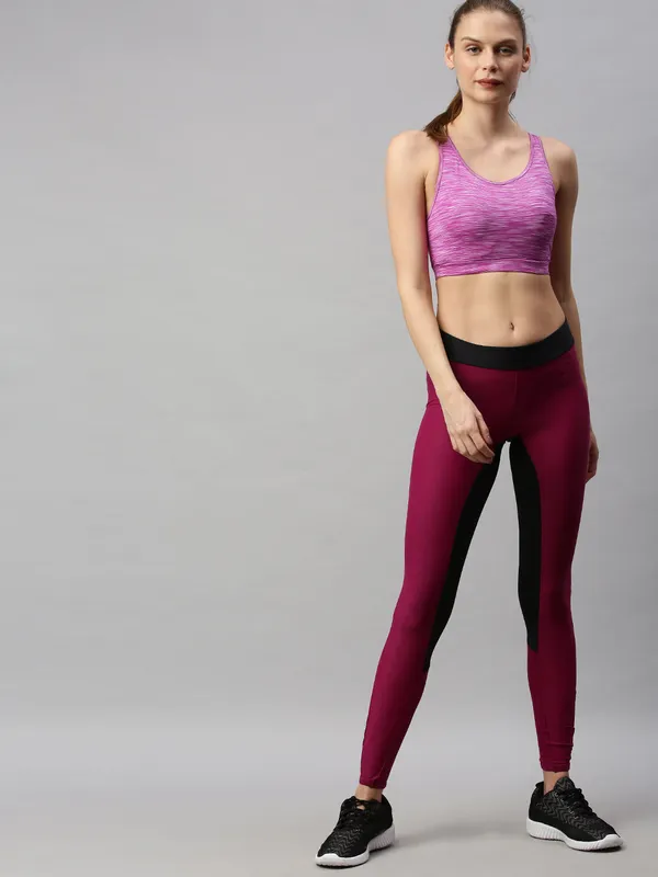 Purple_Nylon_Low_Impact_Sports_Bra_For_Women