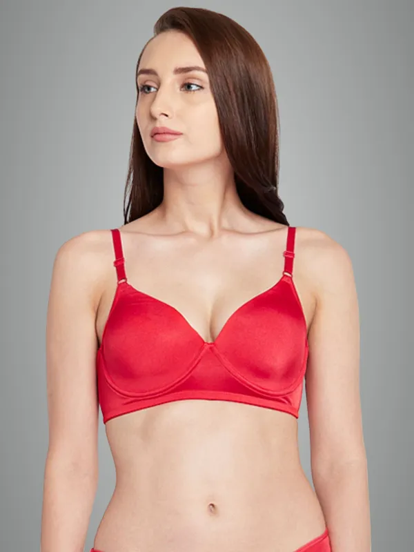 Red_Underwired_&_Heavily_Padded_With_Medium_Coverage_Push-Up_Bra_For_Women
