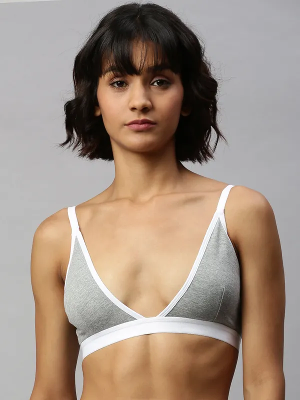 Grey_&_White_Non-Wired_&_Non_Padded_Medium_Coverage_Lounge_Bra_For_Women