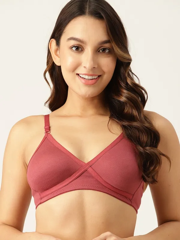 Rust_Cross_Over_Rounded_Seamless_Comfort_T-Shirt_Bra_-_Non-Padded,_Non-Wired_For_Women