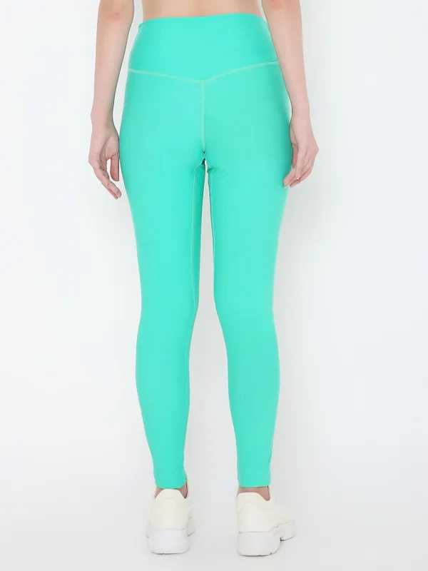 Sea_Green_Ankle_Length_Solid_Sports_Leggings_For_Women