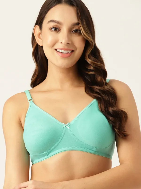 Sea_Green_Seamless_Comfort_T-Shirt_Bra_-_Non-Padded,_Non-Wired_For_Women