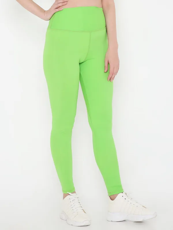 Sheen_Green_Ankle_Length_Solid_Sports_Leggings_For_Women