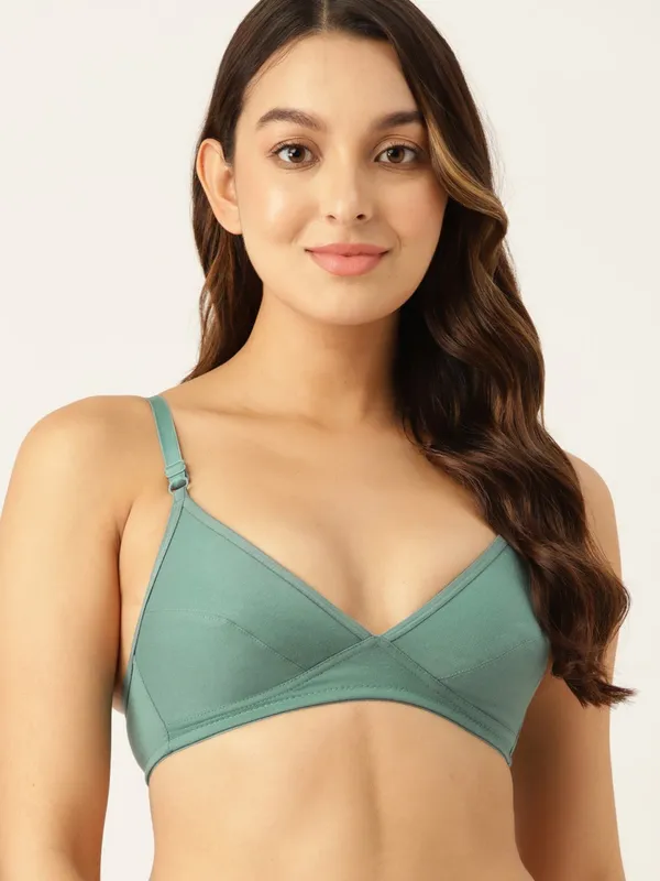 Teal_Green_Seamed_Seamless_Comfort_T-Shirt_Bra_-_Non-Padded,_Non-Wired_For_Women