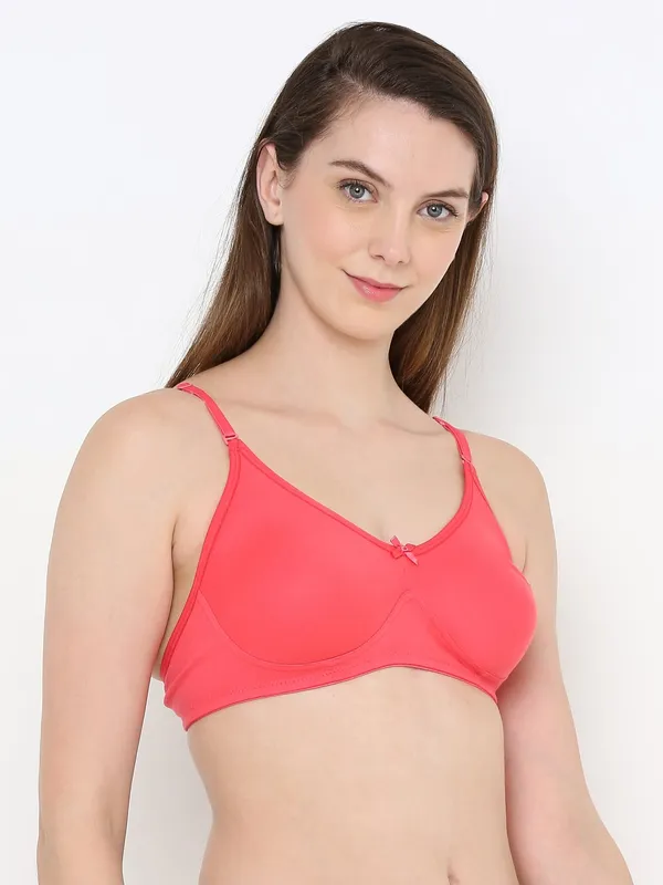 Red_Full_Support_Cotton_Bra_|_Non-Padded,_Non-Wired_&_Full_Coverage_With_Seamless_Cup_For_Women