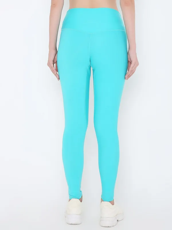 Turquoise_Ankle_Length_Solid_Sports_Leggings_For_Women