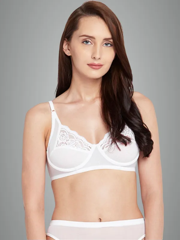 White_Underwired_&_Non_Padded_With_Medium_Coverage_Plunge_Bra_For_Women