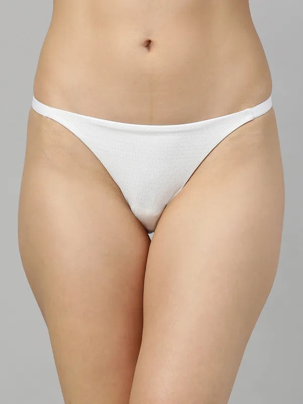 White_Ricenet,_Polyester/Spandex_Thongs_For_Women