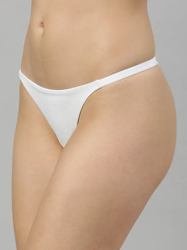 White_Ricenet,_Polyester/Spandex_Thongs_For_Women