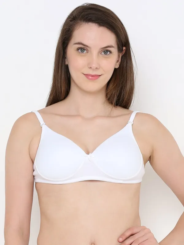 White_Luxecomfort_Padded_Non_Wired_Backless_Bra_For_Women