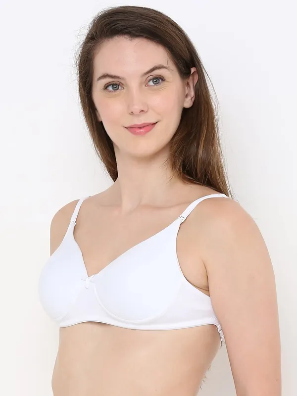 White_Luxecomfort_Padded_Non_Wired_Backless_Bra_For_Women
