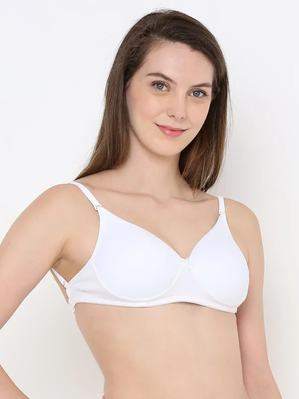 White_Luxecomfort_Padded_Non_Wired_Backless_Bra_For_Women