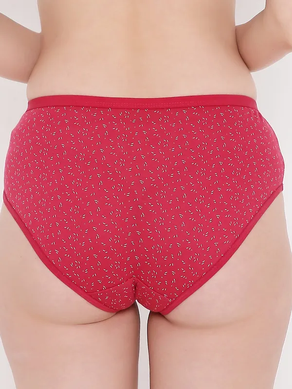 Red_Assorted_Mid_Waist_Printed_Bikini_Panty_For_Women
