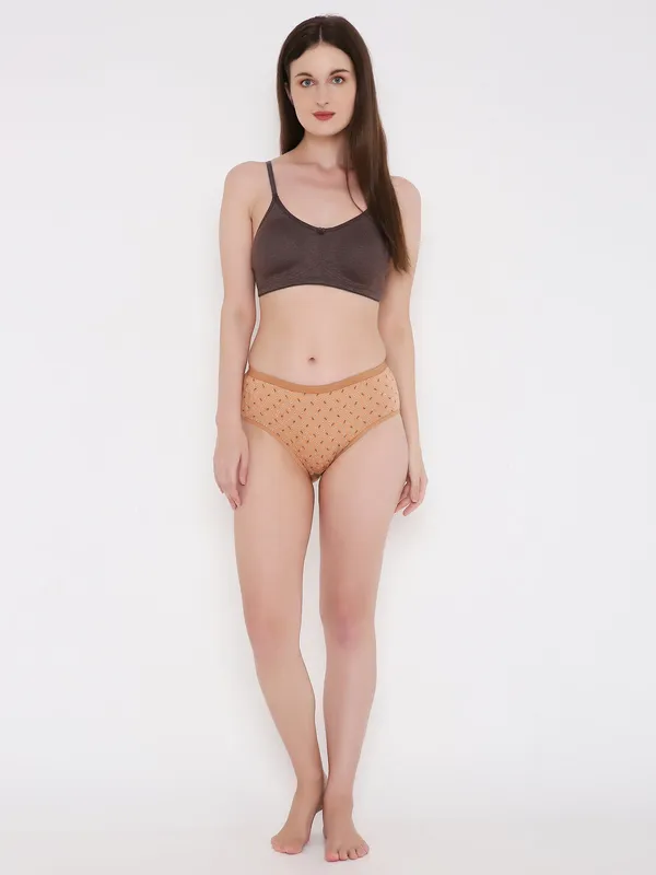 Light_Brown_Assorted_Mid_Waist_Printed_Bikini_Panty_For_Women