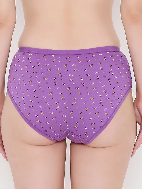 Purple_Assorted_Mid_Waist_Printed_Bikini_Panty_For_Women