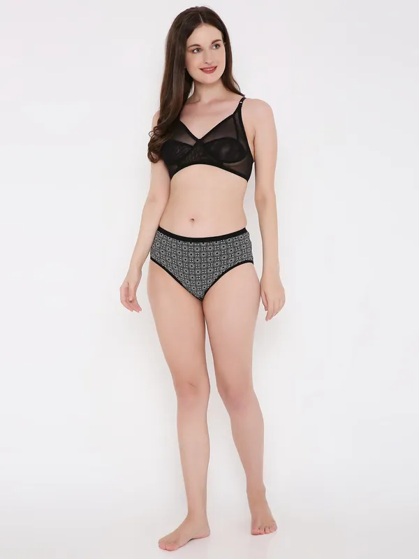 Black_Assorted_Mid_Waist_Printed_Bikini_Panty_For_Women