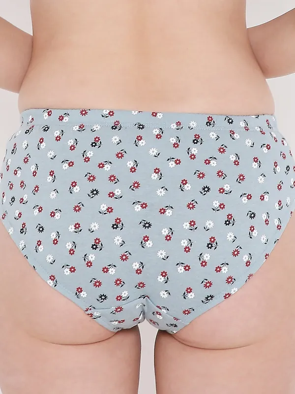 Light_Grey_Assorted_Mid_Waist_Printed_Bikini_Panty_For_Women