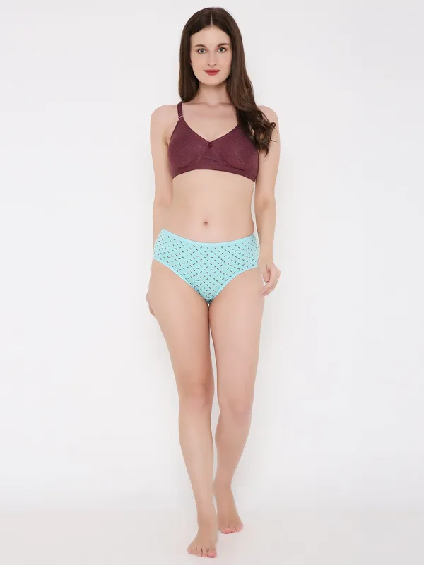 Sea_Green_Assorted_Mid_Waist_Printed_Bikini_Panty_For_Women