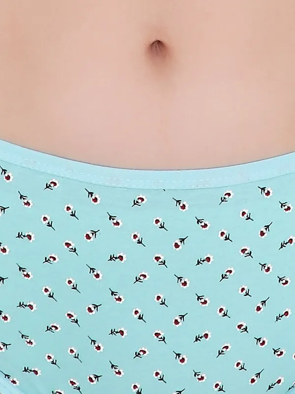 Sea_Green_Assorted_Mid_Waist_Printed_Bikini_Panty_For_Women