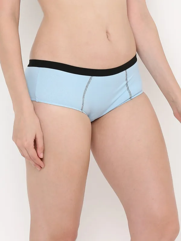 Sky_Blue_&_Black_Nylon_Boyfriend_Briefs_For_Women