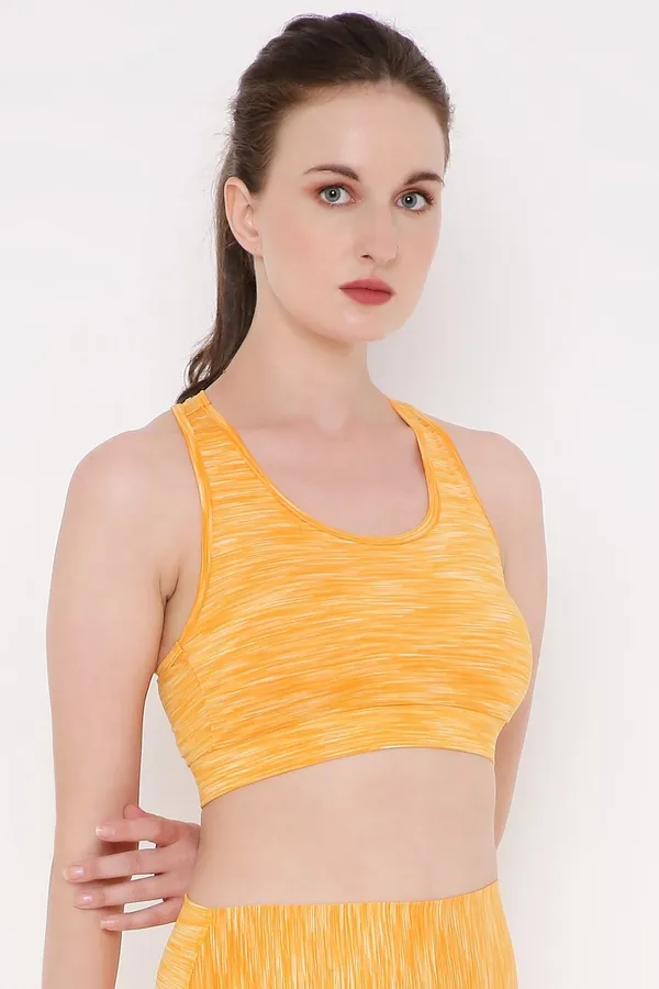 Melange_Yellow_Removable_Padding_With_Rapid-Dry_Technology_Sports_Bra_For_Women