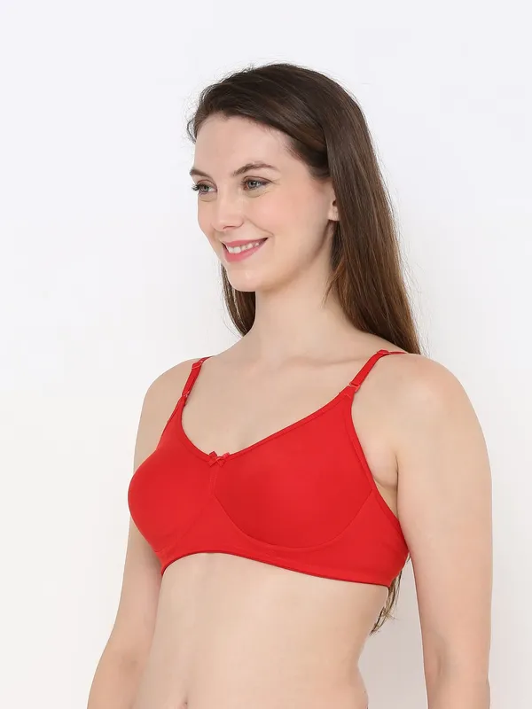 Red_Full_Support_Cotton_Bra_|_Non-Padded,_Non-Wired_&_Full_Coverage_With_Seamless_Cup_For_Women