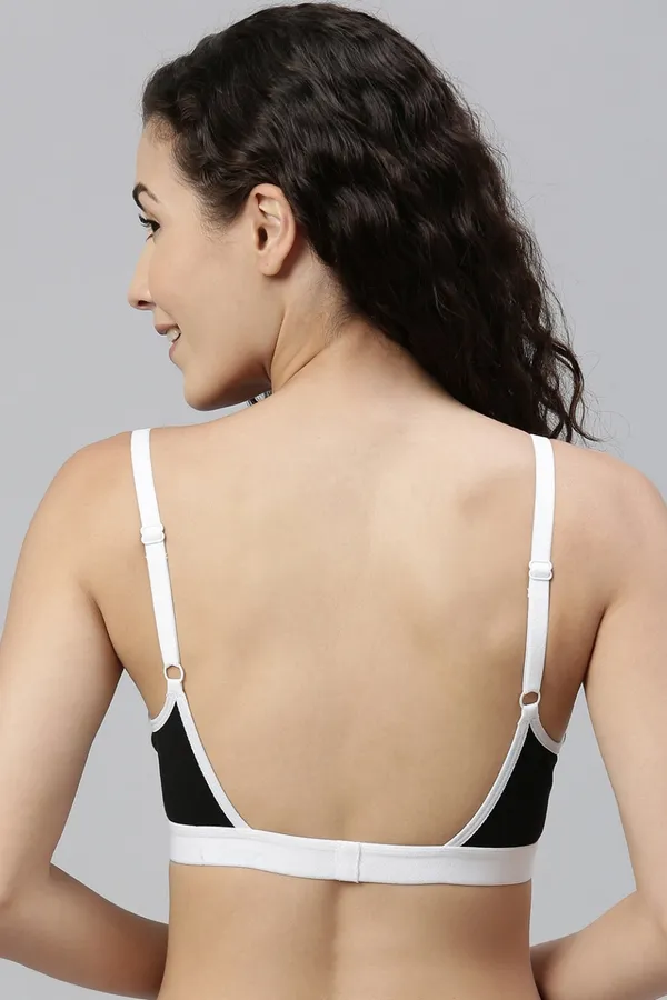 Black_&_White_Non-Wired_&_Non_Padded_Medium_Coverage_Lounge_Bra_For_Women