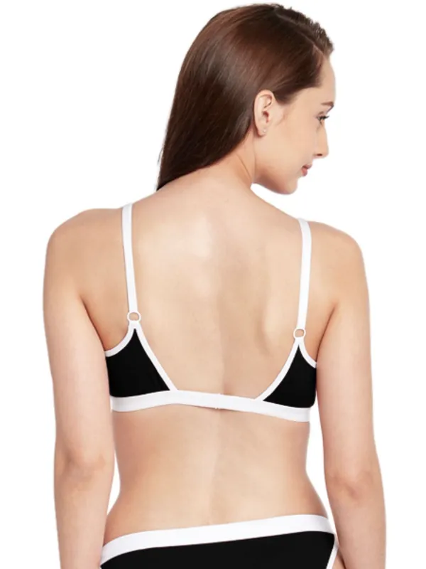 Black_&_White_Non-Wired_&_Non_Padded_Medium_Coverage_Lounge_Bra_For_Women