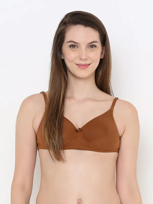Brown_Luxecomfort_Padded_Non_Wired_Backless_Bra_For_Women