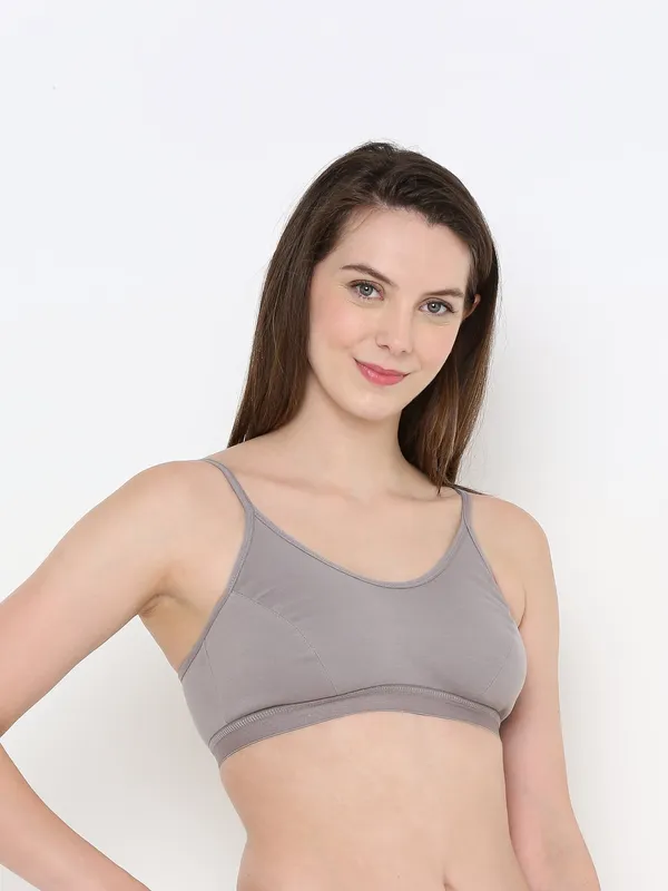 Grey_Slip-On_Non-Wired_&_Non-Padded_Medium_Coverage_Bra_For_Women