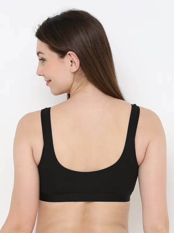 Black_Comfort_Plus_Full_Coverage_Slip-On_Bra,_Wire-Free_&_Non-Padded_For_Women