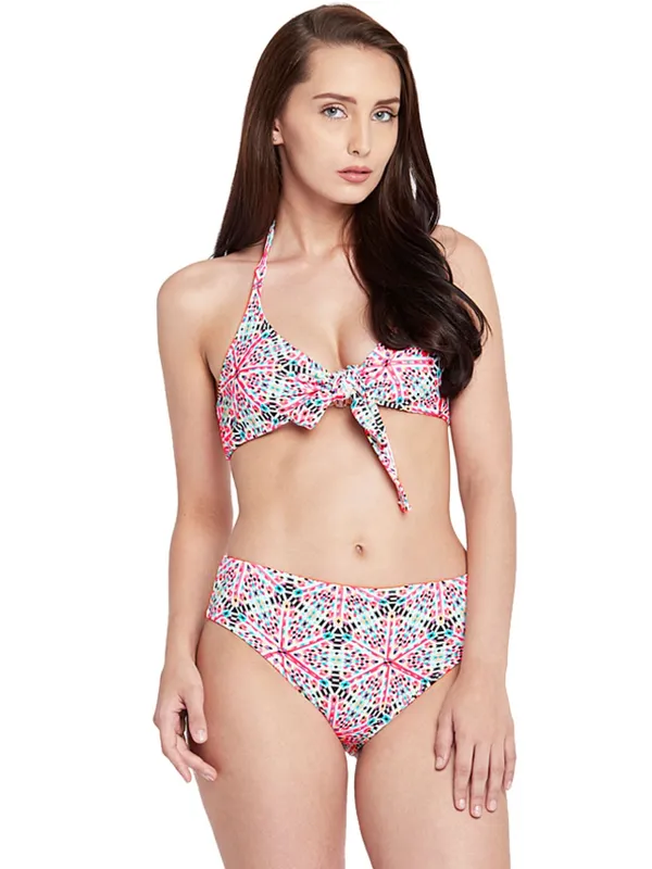 Multicolor_Knotty_Abstarct_Print_High_Waist_Bikini_For_Women