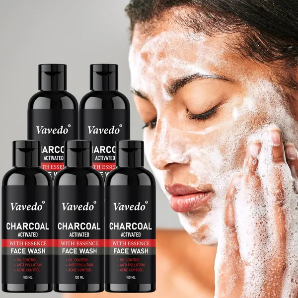 Activated_Charcoal_Face_Wash_For_Men_&_Women_|_Deep_Cleansing,_Oil_Control_&_Clear_Skin_–_100Ml_(Pack_Of_5)