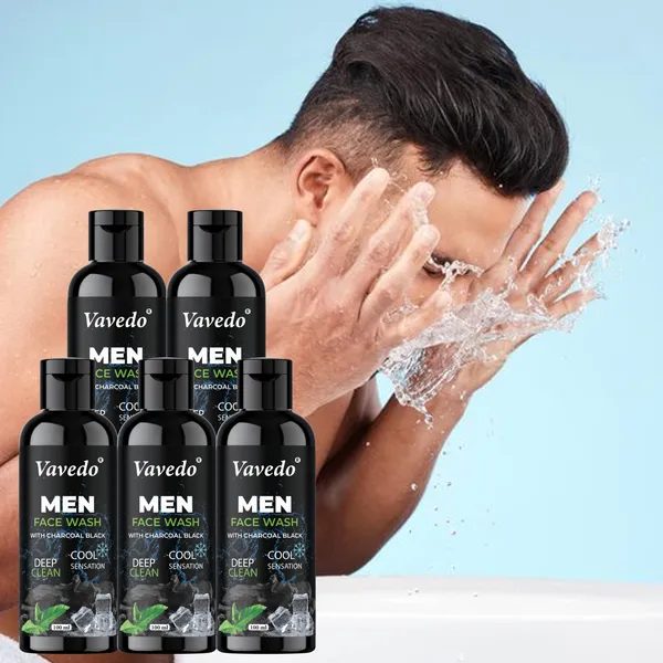Aloe_Vera_Charcoal_Face_Wash_For_Men_|_Deep_Cleansing,_Oil_Control_&_Detoxifying_Formula_–_100Ml_(Pack_Of_5)
