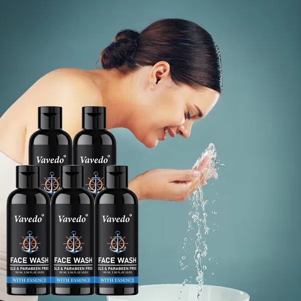 Sls_&_Paraben_Free_Face_Wash_|_Gentle_Cleanser_For_All_Skin_Types_|_Natural_&_Chemical-Free_Formula_–_100Ml_(Pack_Of_5)