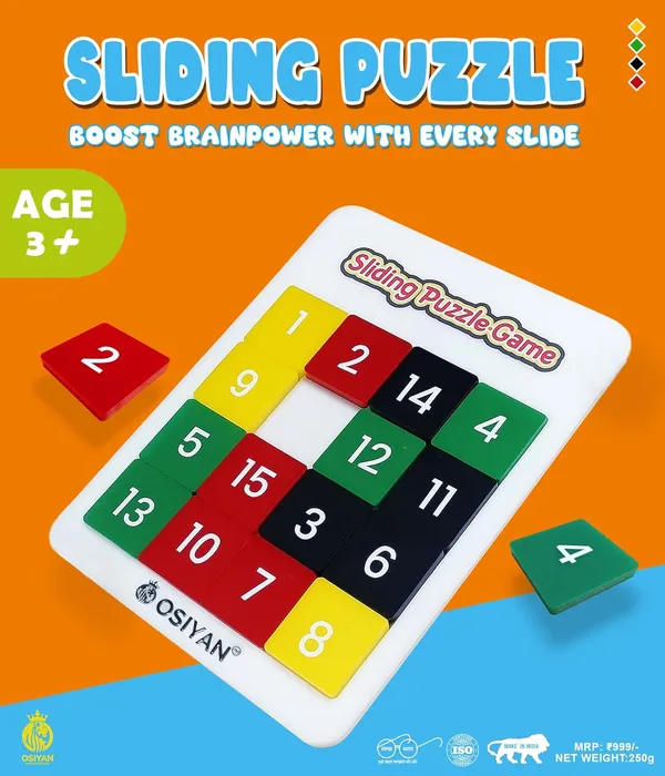 Multicolor_Drift_Magnetic_4X4_Sliding_Number_Puzzle_15-Piece_Classic_Brain_Teaser_For_Kids_And_Adults_Develops_Logic,_Memory_And_Focus_Travel-Friendly_Educational_Game
